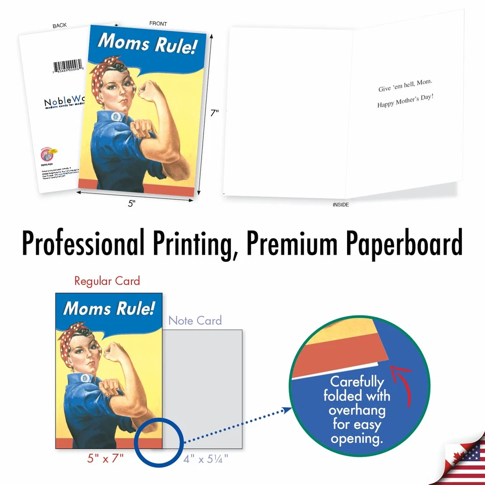 - 36 Assorted Funny Mother's Day Greeting Cards Bulk Box Set w/ 5 x 7 Inch En... - Image 2 of 4