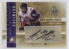 2011-12 ITG Heroes and Prospects Auto Jean-Gabriel Pageau #A-JP Auto 10gc
