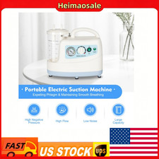 Portable Suction Unit Electric Vacuum Phlegm Emergency Aspirator Machine Quiet