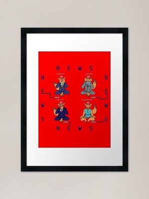 BLIND LOYALTY Gerahmter Kunstdruck Gerahmtes Wandbild Poster Leinwanddruck Bild
