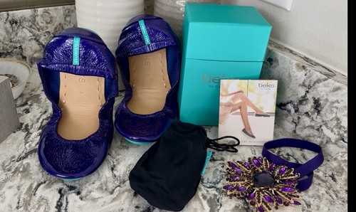 BNIB RARE LE Tieks Purple Diamond size 8