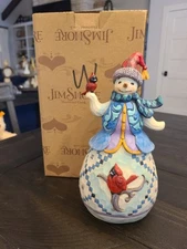 Jim Shore 2015 "Season Of Cheer" 4047766. 8" Tall. Winter/Christmas 