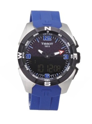 Tissot Herren Quarz Uhr Set Chronograph T-Touch Expert Solar Ice Hockey T0914204