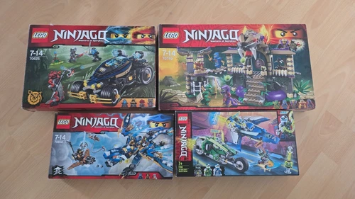 Lego NINJAGO KONVOLUT 70625 70749 70602 71709 UNVOLLSTÄNDIG!