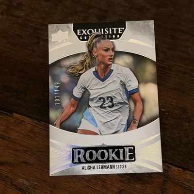 2025 Upper Deck - Exquisite Collection - Rookie (R-AL) - Alisha Lehmann /149