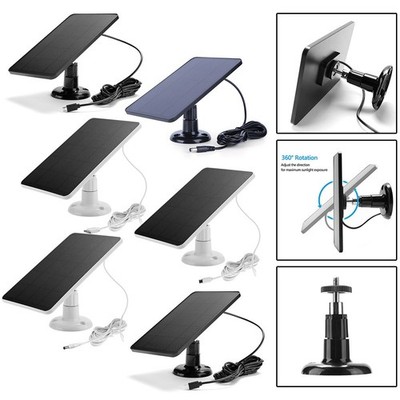 Energetic Solution Outdoor 4W Solar Ladegerät kompatibel mit für Blink Cam
