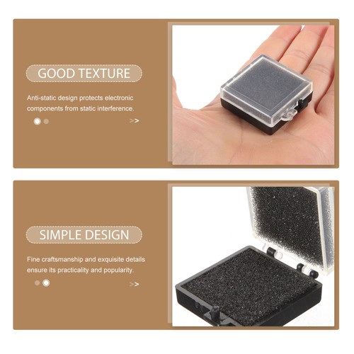 5 Pcs Anti-static Chip Box Travel Electronic Storage Case Project Boxes Plastic - Picture 11 of 12