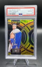 2024 Panini Select WWE Jerry King Lawler Gold Prizm /10 PSA 10 POP 1