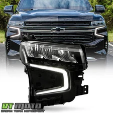For 2021-2023 Chevy Tahoe Suburban Full LED Headlight Light Lamp Passenger Right