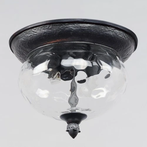 Maxim 3429 Bronze Carriage House Dc 12" 2-Light Outdoor Ceiling Light - Picture 7 of 7