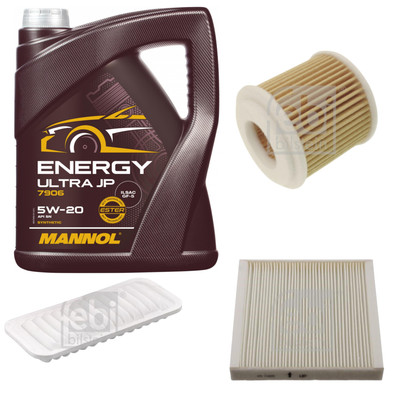 FEBI BILSTEIN Inspektionspaket 5L MANNOL Energy Ultra JP 5W-20 für Daihatsu