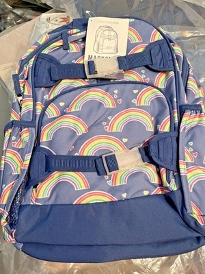 School Pottery barn NEW BACKPACK Rainbow travel gift princess Mackenzie  .