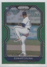 2021 Panini Prizm Green Prizm Edwar Colina #51 ii1