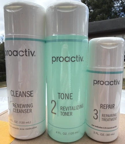 Proactiv 60 Day 3 Piece Kit 3-Step System 01/2027 Expiry Free Shipping Proactive - product listing photo