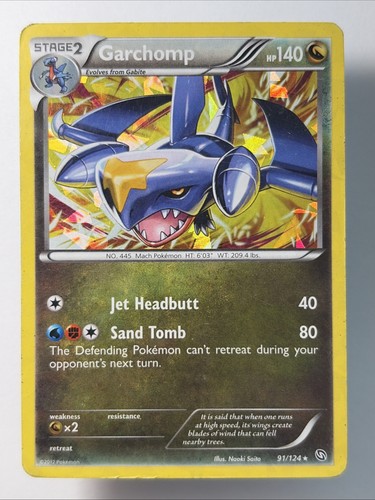 Garchomp (Cracked Ice Holo) 091/124 - Deck Exclusives Holo (MP)