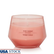 Pink Sands Candle 10oz Essential Oils 45h Burn Time Crackling Wick Aromatherapy