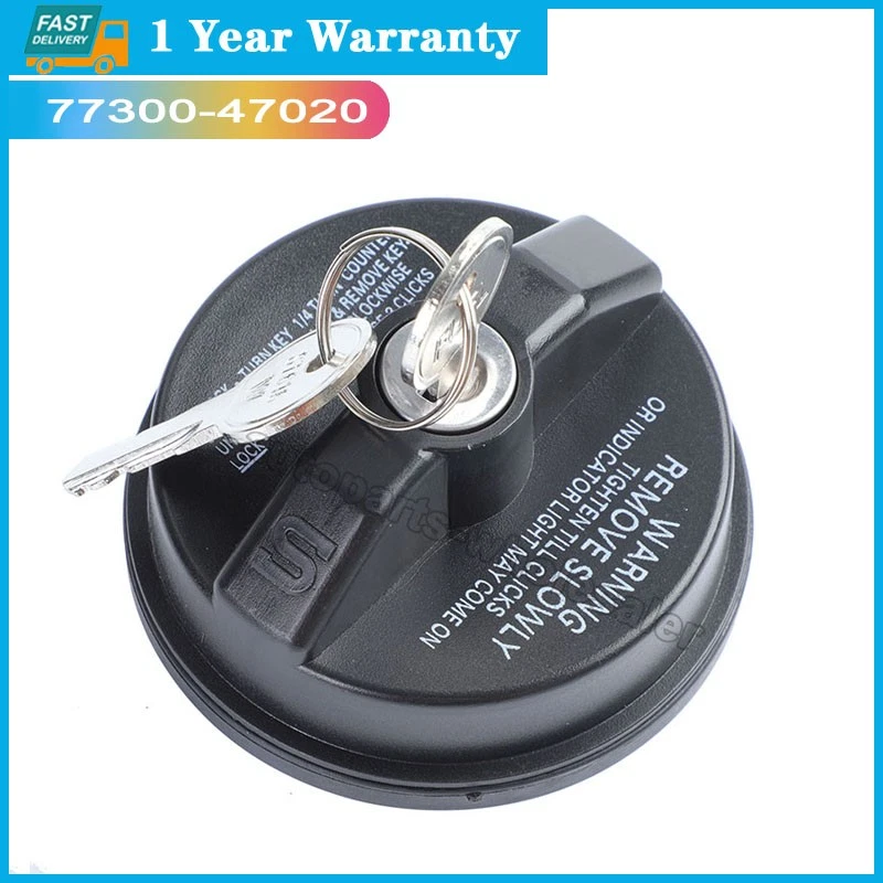 77300-47020 10504 Cubierta de tapa de tanque de combustible de gasolina con bloqueo para Toyota 4Runner Silverado Foto 4 de 4