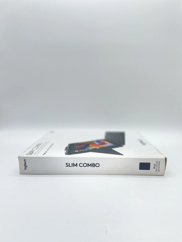 Logitech Slim Combo Case Backlit Bluetooth Keyboard For iPad 5 & 6 - Black - New - Image 4 of 4