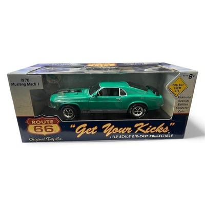 Route 66 1970 Mustang Mach 1 ''Get Your Kicks'' 1/18 Scale Die Cast Car