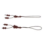 2pcs Creative Phone Decorations Women Men Cell Phone Slings Pendants Phone Strap