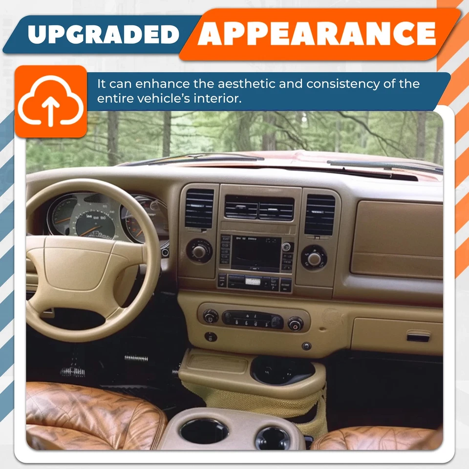 APTO PARA FORD F150 EXPEDITION 1997-2003 TABLERO BISEL Y TABLERO CENTRAL RADIO BISEL Foto 4 de 4