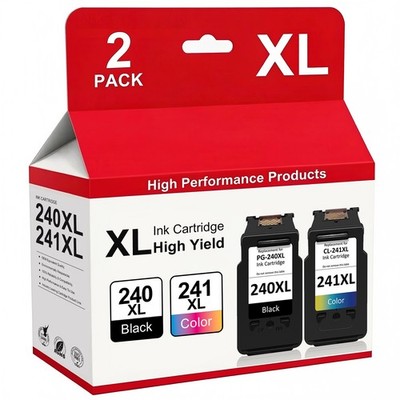 PG- 240 XL CL-241 XL Black Color Ink Cartridge for Canon Pixma MG3620 MG3520 lot