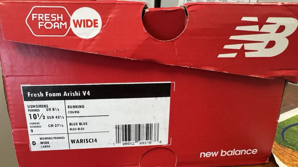 Zapato para correr New Balance Fresh Foam Arishi V4 para hombre, blanco/reflejo/negro, Foto 3 de 3