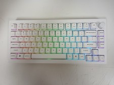 Keychron V1 Max Wired 75 RGB Mechanical Keyboard With Banana Switches, White