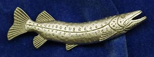 Empire Pewter Muskie Fish Pin