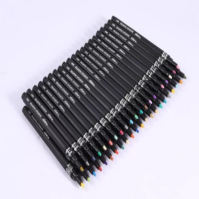 22 Colors Acrylic Paint Marker Pen Permanent for Stone Leather Fabric Plastic US