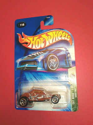 HOT WHEELS - TAT RODS 8000 FAST 1/5 - 2003 - N°118 - LONG CARD - R 7887