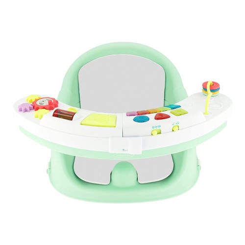 3-in-1 Music & Lights Baby Seat w/ Piano, Mint
