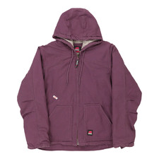 Berne Jacket - Large Purple Cotton Blend