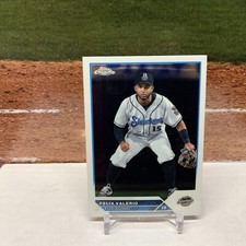 2023 Topps Pro Debut Felix Valerio Topps Chrome Prospects #55 Brewers