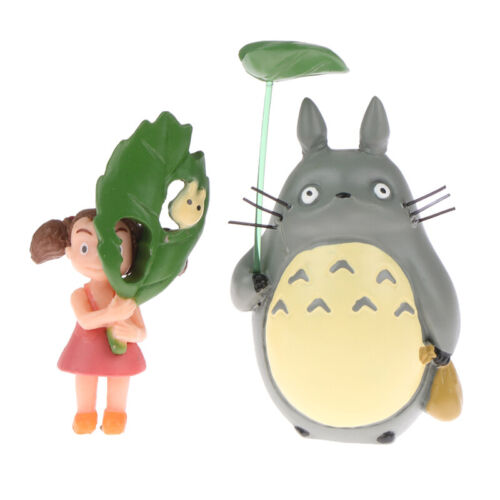 1 Pieza Figuras Totoro Modelo Totoro Niña con Hoja Modelo Mi Vecino Totoro Niño T Sp - Imagen 2 de 17