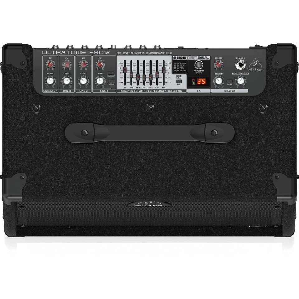 Amplificador de teclado Behringer Ultratone KXD12-600W 12 pulgadas Foto 2 de 4
