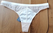 Figleaves Size 16 Nude Ivory Pimlico Thong Knickers Panties New Free P P