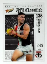 2023 Select  AFL Classified AC138 #249 Jade Gresham St Kilda