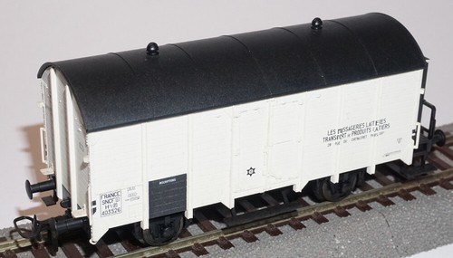 Wagon Isotherme Fleischmann HO Messageries Laitières SNCF - Epoque III - Occasion