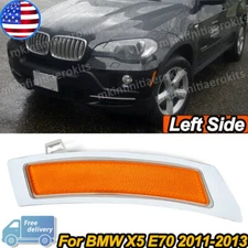 Fit For BMW X5 2011-2013 Front Bumper Reflector Side Marker Left/Driver Side