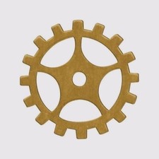 36 Solid BRASS Sprockets Gears ~ 19mm 3/4" ~SteamPunk Altered Art ~MAde in USA
