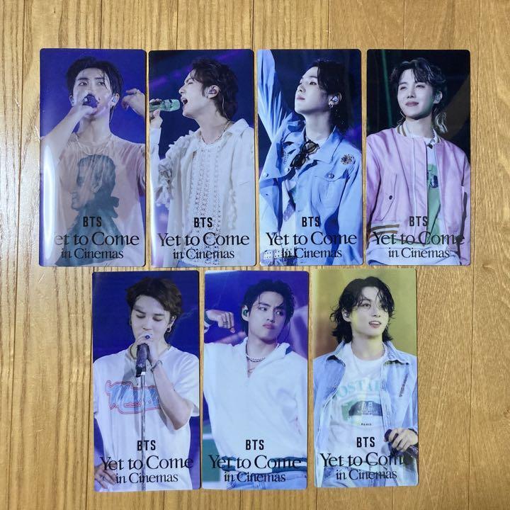 BTS Yet To Come in Cinemas チケットホルダー 7枚 BTS Yet to Come in cinemas Official Ticket Holder rm jin
