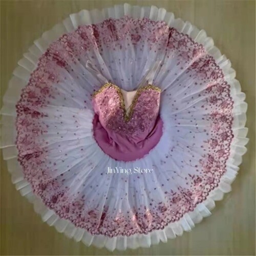 Adult Kids Classic Ballet Tutu Girls Swan Lake Pancake Tutu Ballerina Party - Bild 1 von 48