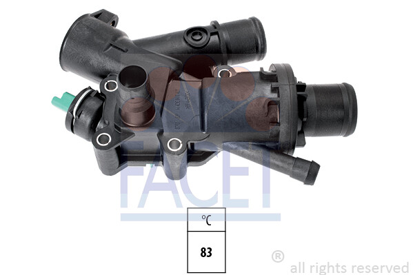Facet Thermostat FüR Citroen C4 II,C5 III,C8,DS4,DS5,JUMPY; Ford S-MAX-image