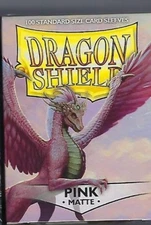  Dragon Shield Matte Pink (100) Shield Sleeves Free Shipping