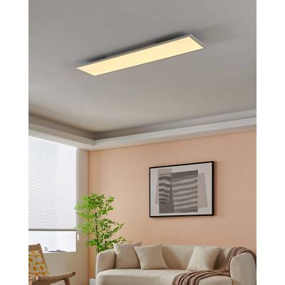 LED Smart+ Aufbaupanel Crosslink-Z Weiß 120x30cm 33,5W CCT Dimmbar Bluetooth