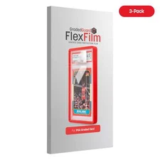 FlexFilm Graded Card Scratch/UV Protection Film (PSA) Fits Like Screen Protector