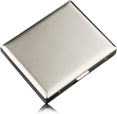 Edelstahl Zigarettenetui Nickel Überzug Wire Drawing hält 20 Zigaretten Geschenk