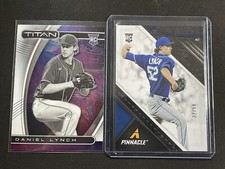 2021 Chronicles DANIEL LYNCH Pinnacle BLUE # 32/50 + TITAN Purple ROYALS Rookie