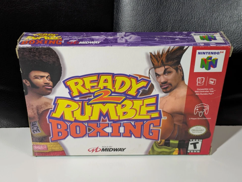 N64 Ready 2 Rumble Boxing Authentic In Box Nintendo 64 No Manual - Image 4 of 4